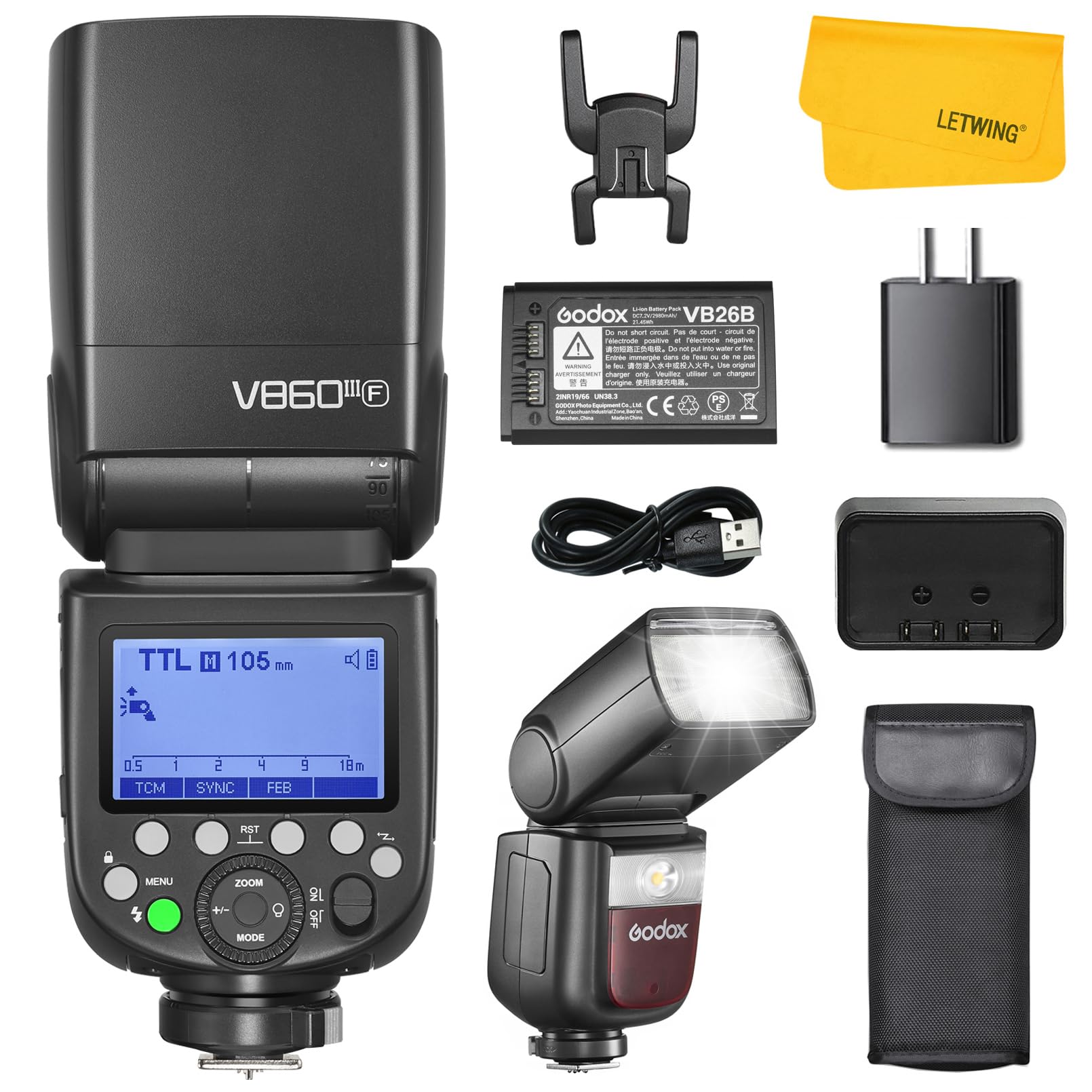 Amazon.com : Godox V860III V860III-F Flash for Fujifilm Camera